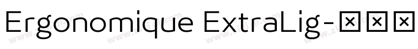 Ergonomique ExtraLig字体转换